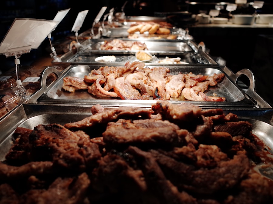 Photo seafood buffet