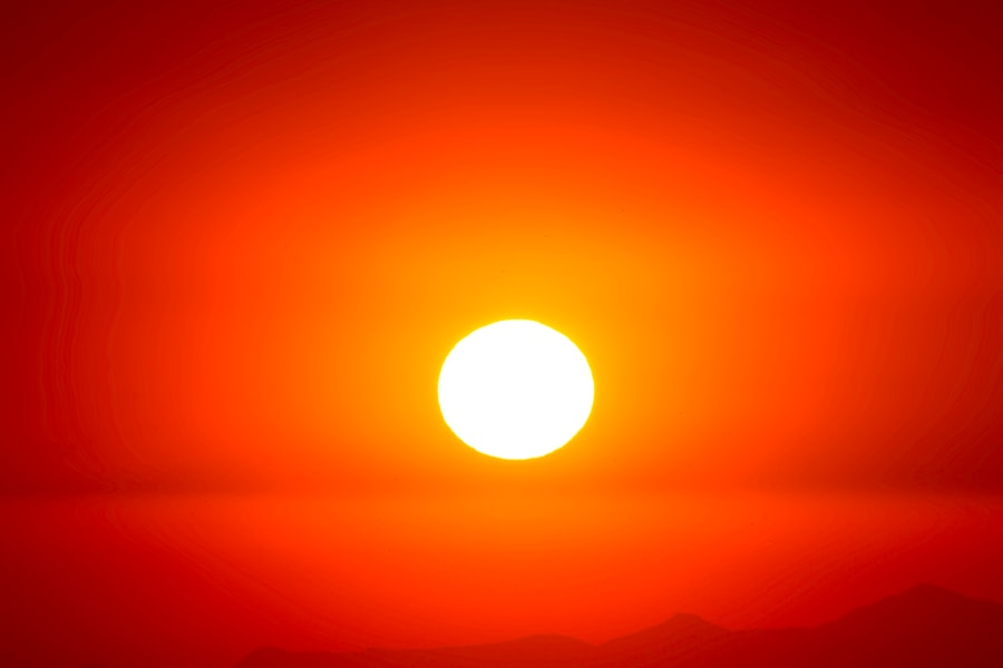Photo extreme heat warning